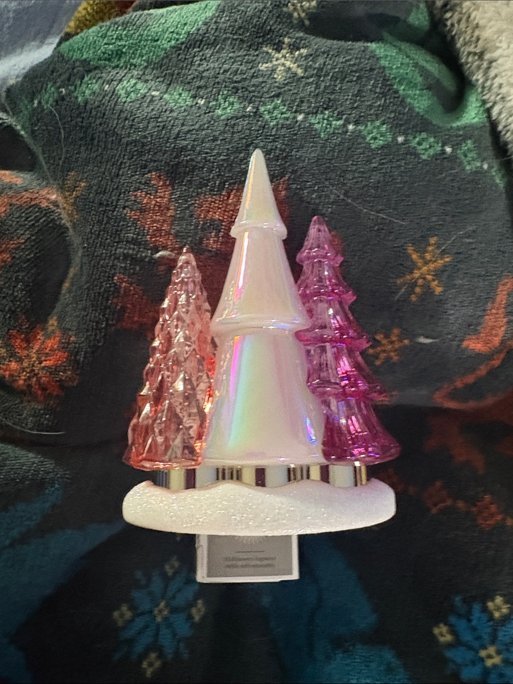 Bath & Body Works Pink and Pearlescent Tree Nightlight Trio 2025